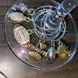 Football theme wine Jewry (6 piece set)